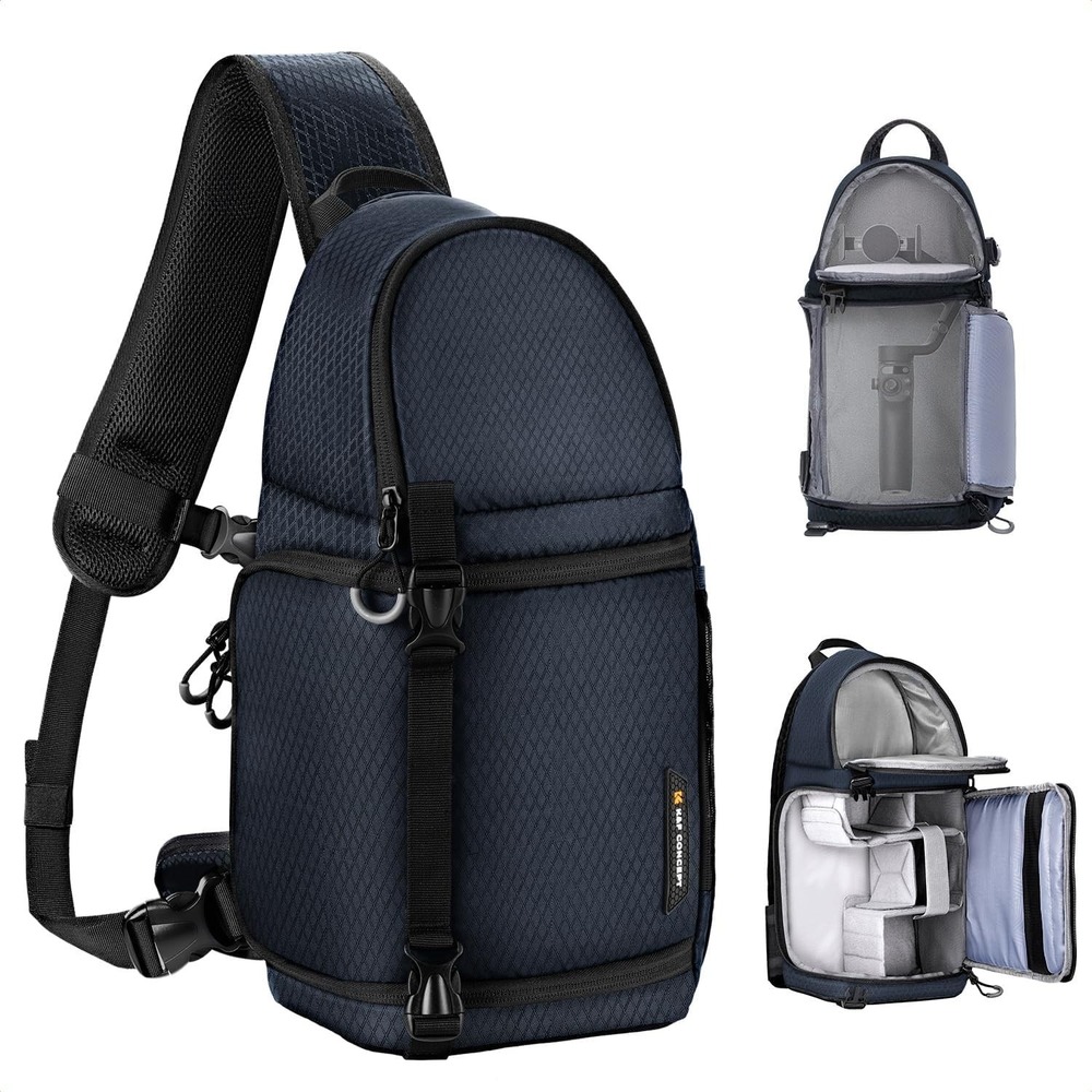 Camera Shoulder‎ Sling Bag K&F Concept DSLR Mirrorless Canon Nikon Sony Fuji DJI